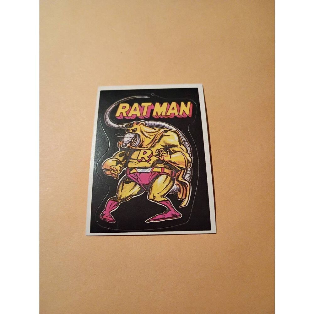 1983 General Mills Zero Heroes Trading Card Sticker Card Vintage #7